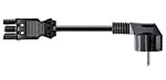 Bachmann 375.005 Gerätezuleitung Schuko GST18, schwarz, 4 m