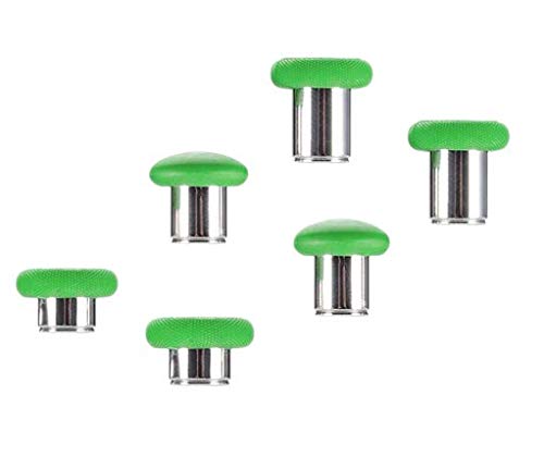 E-WOR - Magneti di Ricambio per Joystick, 6 pz, Adatti per Xbox One Elite Controller- Green