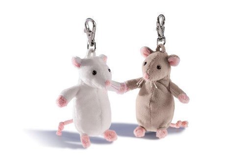 Rudolph Schaffer Mo Grey Mouse Keyring Soft Toy
