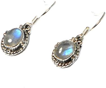 MOONSTONE Sterling Silver Earrings 925 - (MSE2402161)