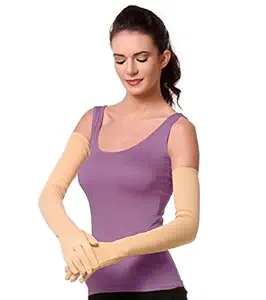 BEAUFEE (26 Inch) [Double Layer] First Time In The Market | Cotton Full Hand Driving Gloves For Woman | Girls | Ladies, Dust and Sun Protection | Double Layer Protection (HG1968) - Try Once