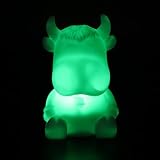 SODIAL(R)Kuh-Form LED-Lampe Tierzeichen Buntes Nachtlicht Hause Dekor mit Batterie - 3