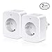 Produktbild Intelligente WLAN Smart Wifi Steckdose 2er Pack Zeitschaltuhr Funksteckdose kompatibel mit Smartphone App Steuerung für IOS/Android und work with Alexa Echo/Dot Google home