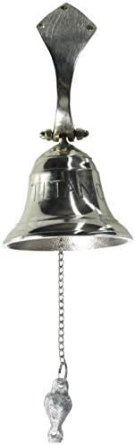 Nautical Decor Aluminum TITANIC Ship Bell, Small