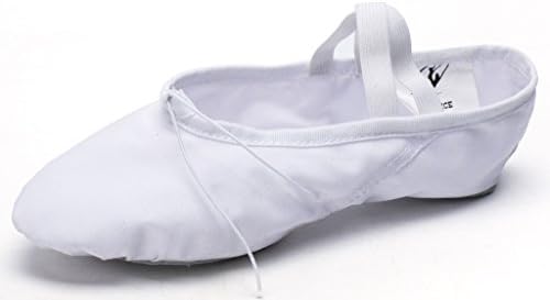 (TM Canvas Split Sole Practice Ballet Dancing Shoes Slipper Yoga Shoes for Children and Adults Girls Ladies