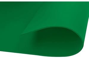 INNSPIRO Goma EVA verde láminas 20x30cm.x1mm. 20u. Material muy utilizado para manualidades y decoración