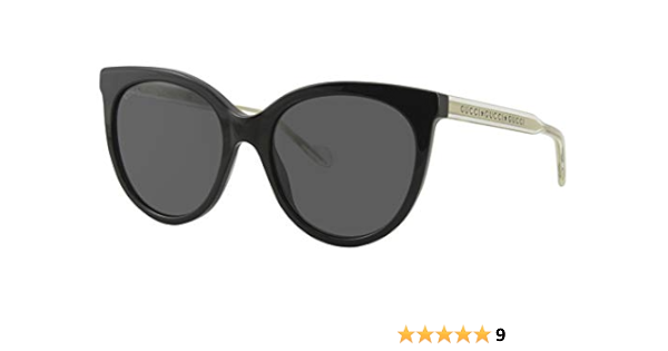 Gucci GG0565S-001-54 Occhiali, Schwarz glänzend/Kristall Kristall, 54.0  Unisex-Adulto : Amazon.it: Sport e tempo libero