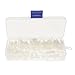 Produktbild M3 Nylon Schraubenmutter Scheibe Sortiment Satz Sechskantschrauben Pattsituation Box - Weiß, 180pcs