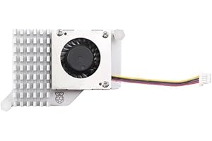 xicoolee for Raspberry Pi Official Active Cooler Suitable for Raspberry Pi 5 with Temperature-Controlled Blower Fan Aluminium Heatsink