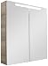 Produktbild FACKELMANN 82580 Spiegelschrank, Holz, graueiche, Single, 15,5 x 70 x 79,5 cm
