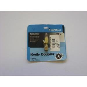 Imperial Tool 16C Straight Quick- Coupler, 45 Degree Flare
