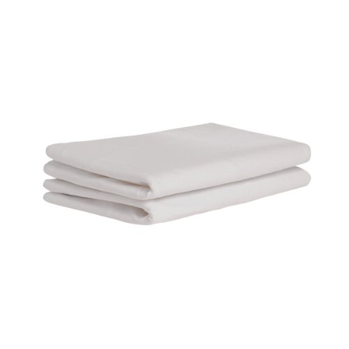 Cuddles Collection Cot Fitted Terry Sheets (White, Pack of 2)