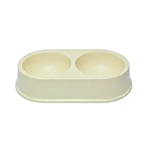 ALL4PETS Bamboo Food & Water PET Bowl for Dogs and Cats(Color May Vary) (Medium)
