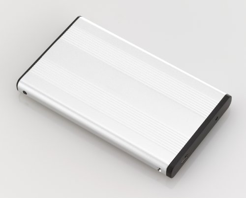 deleyCON USB-Gehäuse, extern – USB 2.0 – Silber 2,5 zoll - 2