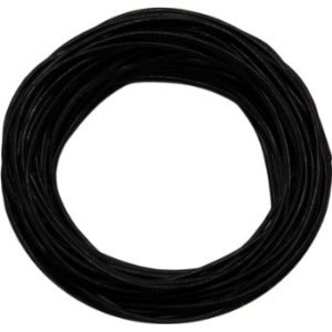 Lederriemen 1m lang 2 mm Ø Farbe 02/schwarz