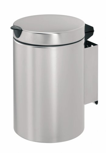 Brabantia 313264 Wandabfallbehälter 3 L mit Kunststoffeinsatz