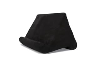 GAREGEAR Soft Sponge Tablet Stand - Enjoy Movies & Games in Comfort (Black)