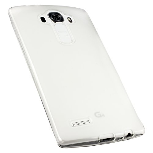 Preisvergleich Produktbild mumbi Schutzhülle LG G4 Hülle Transparent Weiss