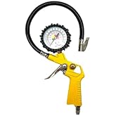 Profesyonel Lastik Şişirme Pompası, Basın&ccedil; G&ouml;stergeli, Ara&ccedil; ve Motosiklet i&ccedil;in Hava Pompası, Dayanıklı Metal G&ouml;vde
