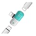 Produktbild Lightning aux Adapter, 2 in 1 Lightning Adapter für Kopfhörer und Ladegerät - Kapsel Lightning Adapter - Zum Laden und für Kopfhörer - Adapter/Splitter für iPhone X/10, iPhone 8/8 Plus/iPhone 7/7 Plus