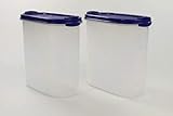 tupper eidgenossen plus Original Tupperware TUPPERWARE Eidgenossen mit Schütte 1,7 L blau (2) Trockenvorrat Modular 10217