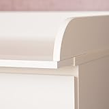 Extra Rundkante M! Wickelaufsatz, Wickeltischaufsatz für IKEA Malm Kommode - 4