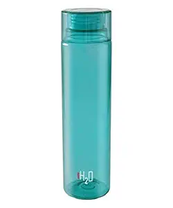 Cello H2O Plastic Unbreakable Bottle, 1 Litre, Green, Set of 1