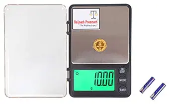 Baijnath Premnath Atom MH888 Palm Scale maximum weight 1kg (1000g) Accuracy 10mg (0.01g) Multipurpose Jewellery and medicine weighing scale (for research)