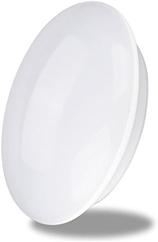 eSenlite Flush Mount Ceiling Light - 180 LED 18W (100W Incandescent Bulbs Equivalent) 1200LM 5000K Energy Saving Pure White Smart Motion Activated Ceiling Light Fixture