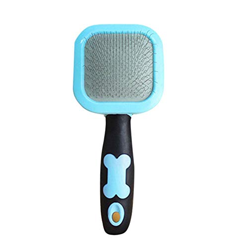 Preisvergleich Produktbild Katze und Hund Pflege Kamm, Premium Pflegebürste Flohkamm Massage Hundekamm, der Drehbare Hund Bürste Design zur Einfachen Entfernung Von Losen Haaren und Unterwolle