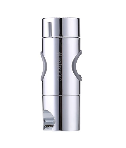 flintronic Brausehalter Ersatz 18–25 mm, Verstellbar Brausehalter Dusche kopf ABS Chrome Fertig, für Badezimmer - 5