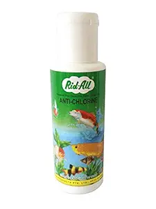 Shivi Pets Rid All Anti Chlorine Aquarium Fish Medicine 120Ml