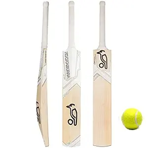 JRS Super 017 Wooden Cricket Bat with Ball for Kids Size 3 Pack of 1 (Multi-Color) 7-8 Years Boys