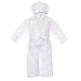 Dressy Daisy Baby Boys' 5 Pcs Baptism Christening Outfit Suit Vast Cap White Infant Size 18-24 Months White