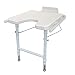 Produktbild Trendmobil DUS Duschklappsitz zur Wandmontage, höhenverstellbar, weiß, Sitzhöhe 49-59 cm, Gewicht 3 kg, Belastbarkeit 120 kg
