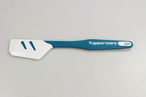 TUPPERWARE Griffbereit Top-Schaber blau-weiß D167 Silikon TOP-Teigspachtel 15877 - 2