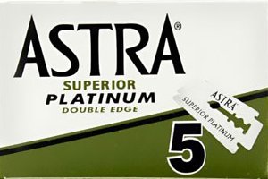 5 Astrà Superior Platinum blades (1 pack) + 1 Free Silver Star bIade