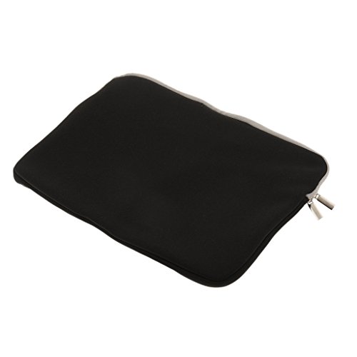 MagiDeal Laptop Beutel Schutzhülle mit Reißverschluss für Mackbook – Schwarz – 14″ - 5