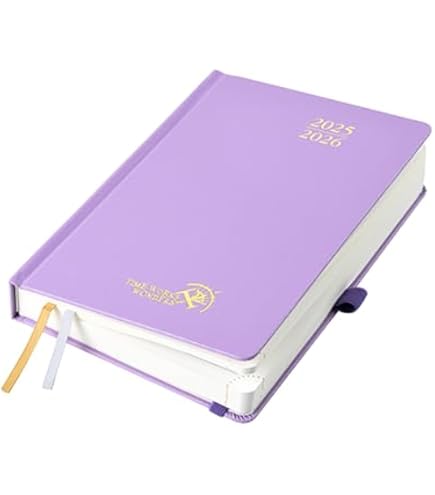 Exacompta 21429E - Agenda Forum Office Soft Harmony 15 x 21 cm Journalier Août 2025 à Juillet 2026 - Couleur aléatoire