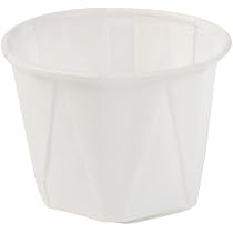 Bols Papier BIOZOYG 30ml - Lot De 250 - Biodégradables, Pour Sauces, Trempettes, Fêtes - Blanc