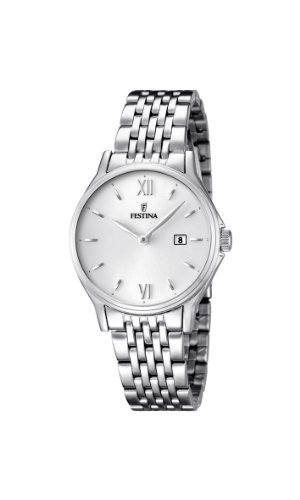 Festina Herren-Armbanduhr ACERO CLASICO Analog Quarz Edelstahl F16748-2 Festina Herren-Armbanduhr ACERO CLASICO Analog Quarz Edelstahl F16748-2