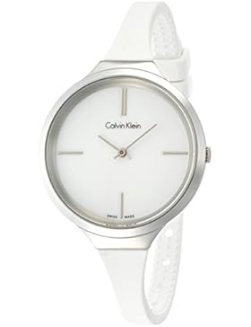 Calvin Klein Damen-Armbanduhr Analog Quarz Kautschuk K4U231K2