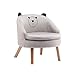 Produktbild Komfortable Einsitzer Kinder Sofa Set Kinder Couch Sitzen Spiel Stuhl Sitz Sessel Fußhocker 4 Beine Abnehmbar Waschbar (Grau)