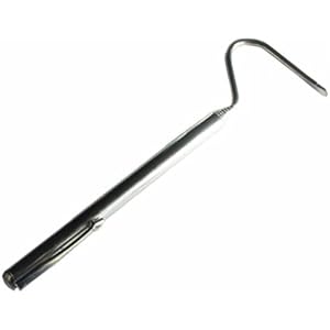 Baoblaze 1 Stück 29cm Schlangenhaken aus Edelstahl für kleinere Rasse Schlange Schlüpflinge - Silber, 68cm