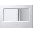 KOHLER BEVEL Mechanical Dual-flush Faceplate in Polished Chrome color compatible with Kohler Mechanical in-wall tank or cistern tank
