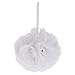 Produktbild MagiDeal Hochzeit Seide Rose Blumenball PomPoms für Hochzeitsfeier - Weiß, 15cm