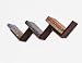 USHA Furniture W Shaped Floating Wall Shelf Zigzag Wall Mounted Shelf - Laminated Brown RS.699.00