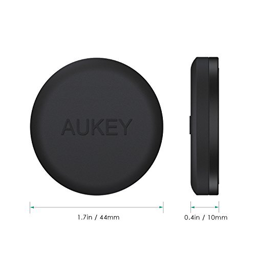 AUKEY Supporto Magnetico Auto Universale ( 2 Pezzi ) Porta Cellulare Auto su Cruscotto per iPhone 7 Plus / 7 / 6 / 6s , Samsung Note 8 / S8 , Echo Dot , Telefono di Android ecc.