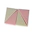 Wedge shape latex facial cleansing sponge. Pack of 4
