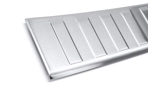 Tuning-Art L211-P1 Protección para Parachoques Acero INOX, Color:Plata